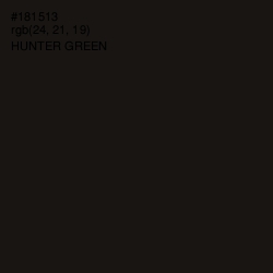 #181513 - Hunter Green Color Image
